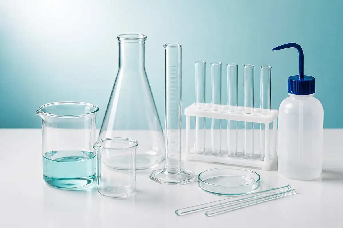 Organized laboratory supplies