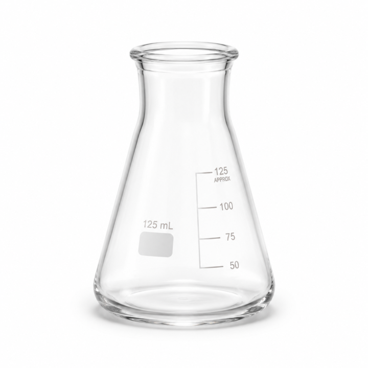 Wide-Mouth Erlenmeyer Flask — 125 mL