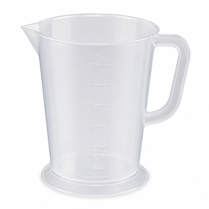 Polypropylene Graduated Pitcher — 3,000 mL