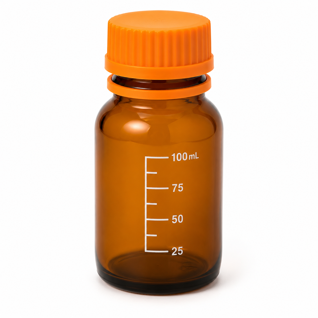 Amber Glass Reagent Bottle — 100 mL