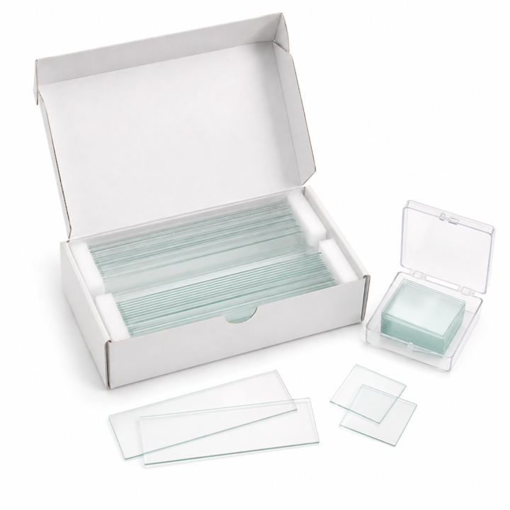Pre-Cleaned Microscope Slides & Coverslips Set