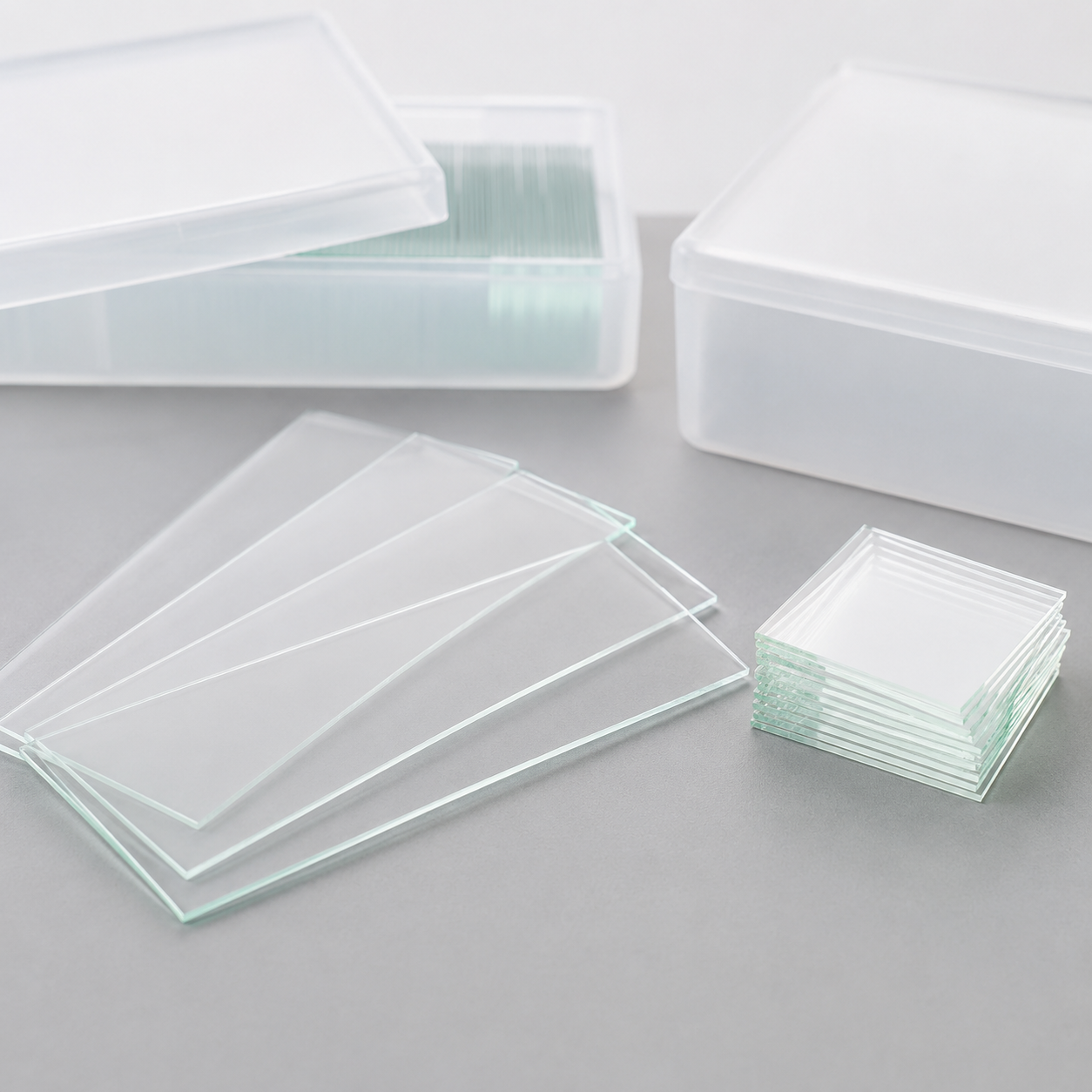 Pre-Cleaned Microscope Slides & Coverslips Set - Image 2