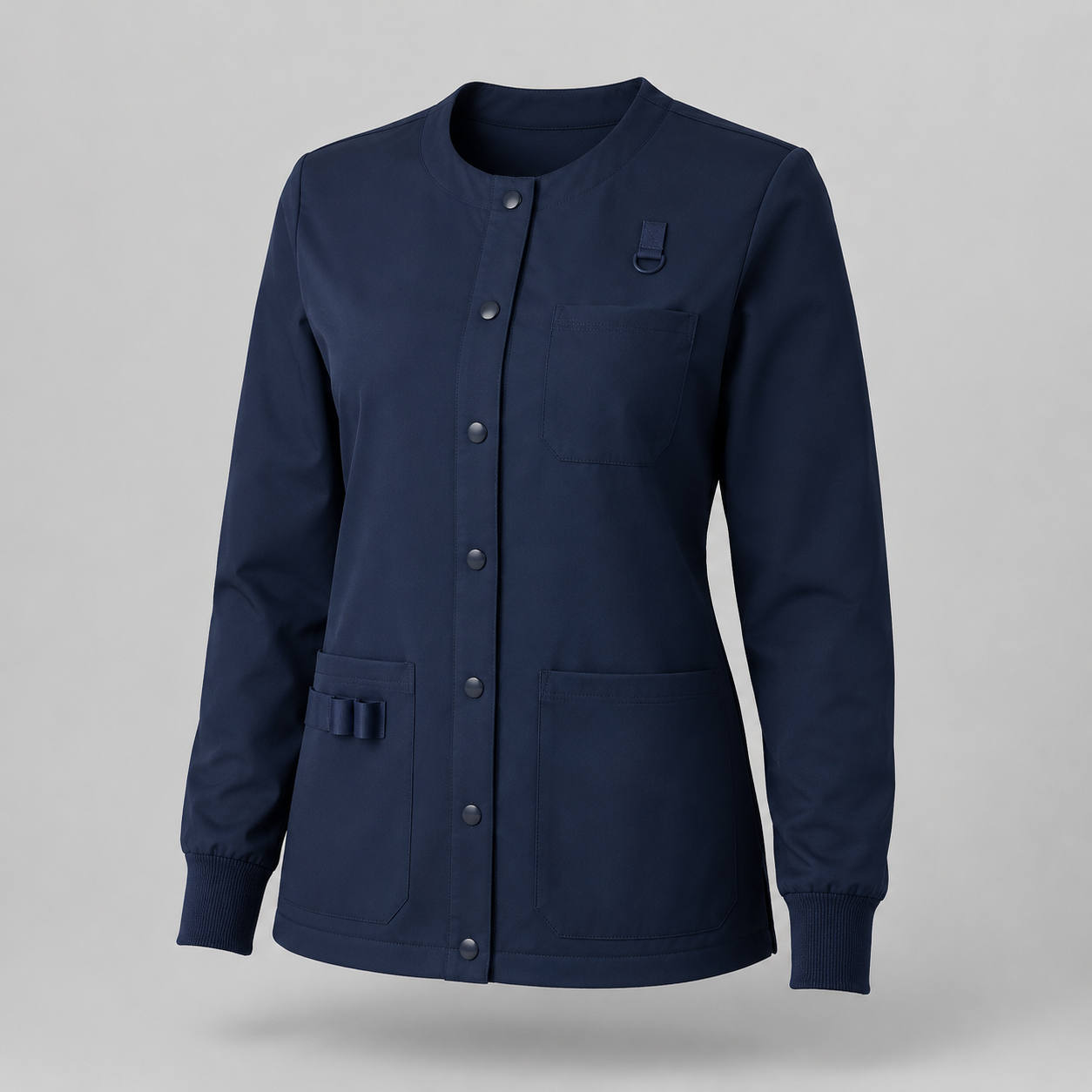 Women’s Snap-Front Scrub Jacket