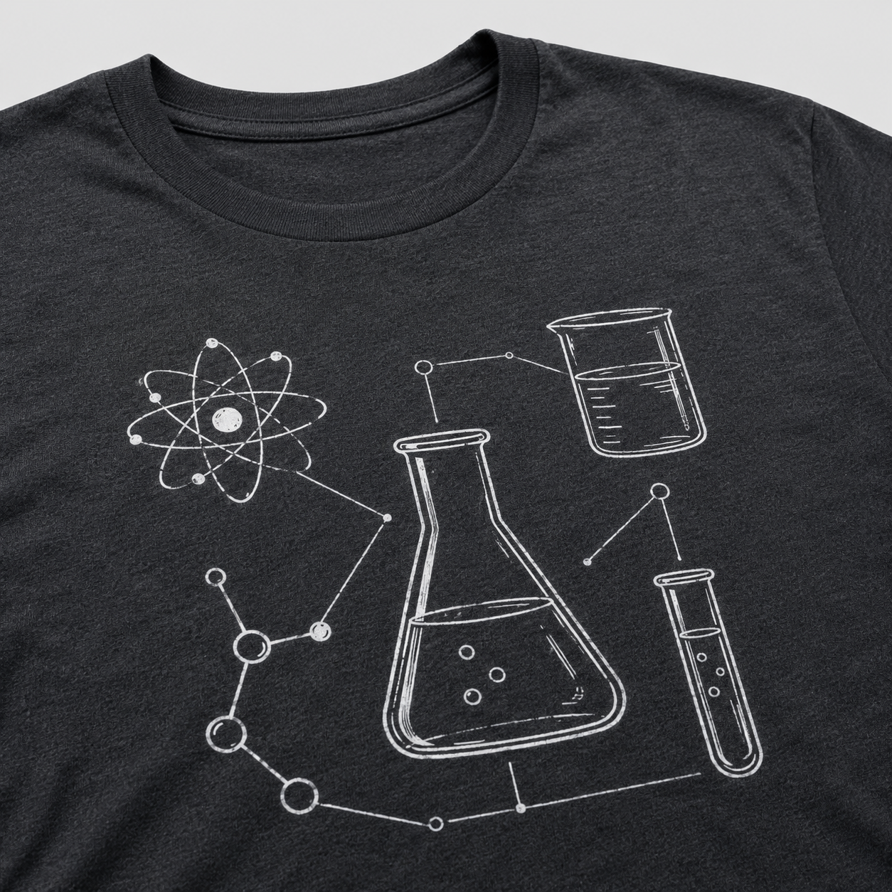 Experiment Diagram Science T-Shirt - Image 2