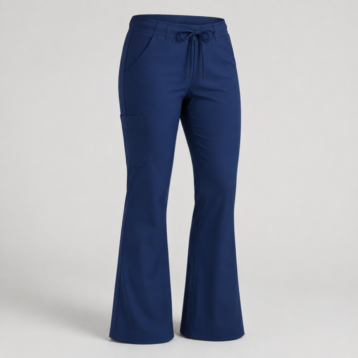 Women’s Mid-Rise Flare Scrub Pants