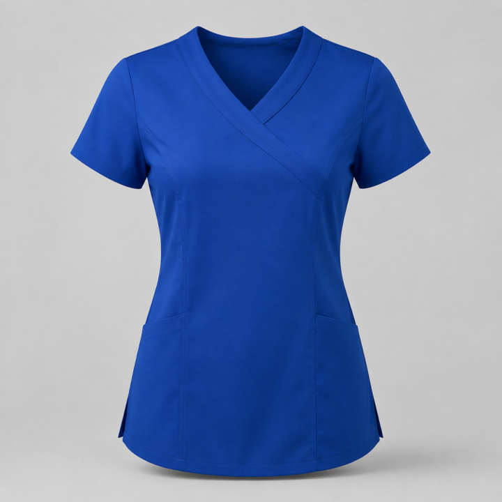 Women’s Crossover V-Neck Scrub Top