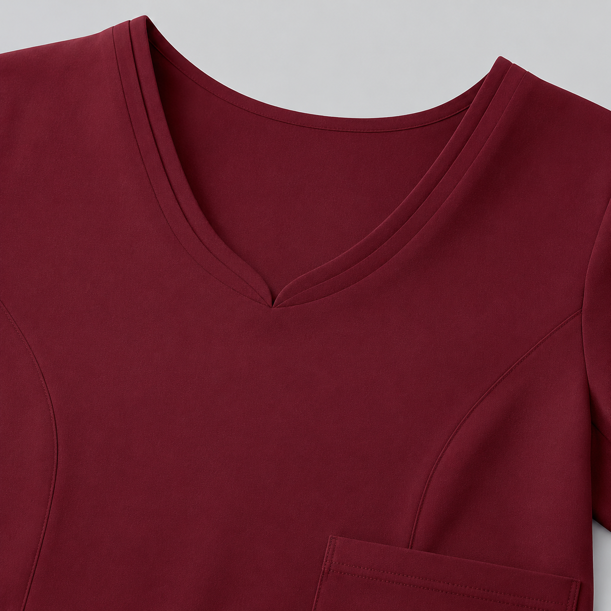 Women’s Sweetheart V-Neck Scrub Top - Image 2