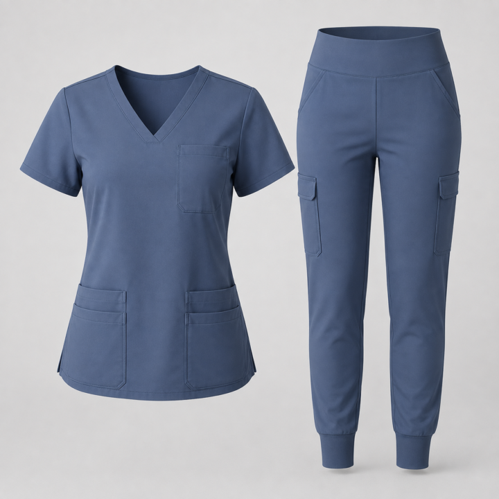 Women’s Nine-Pocket Jogger Scrub Set