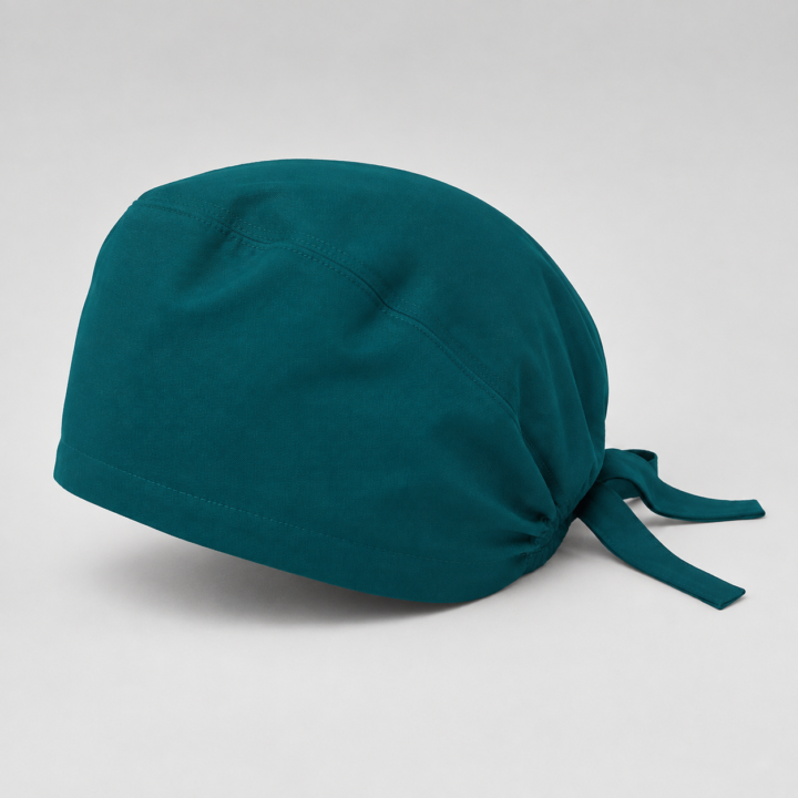 Unisex Adjustable Tie-Back Scrub Cap