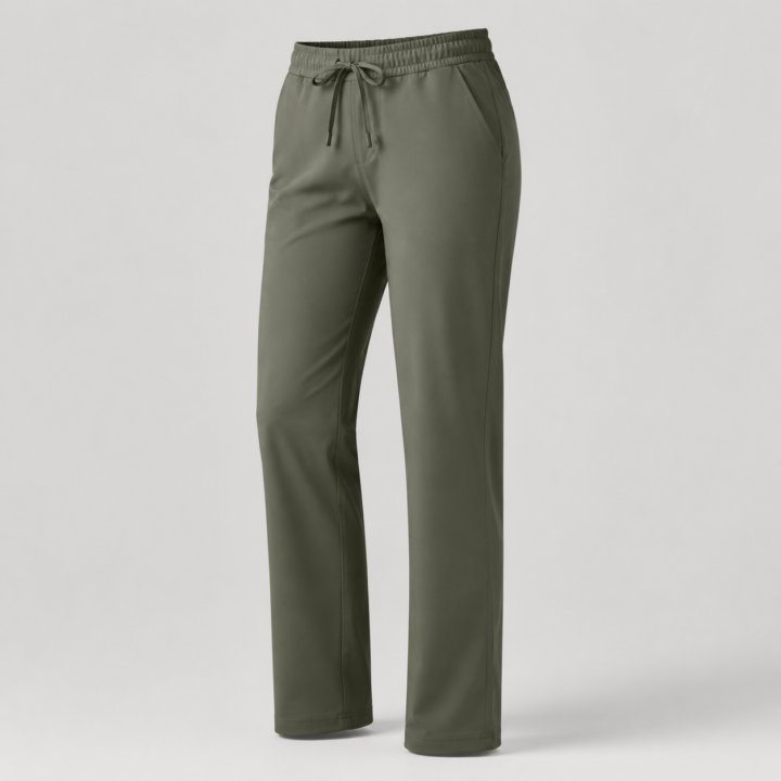 Women’s Recycled-Fiber Straight-Leg Scrub Pants