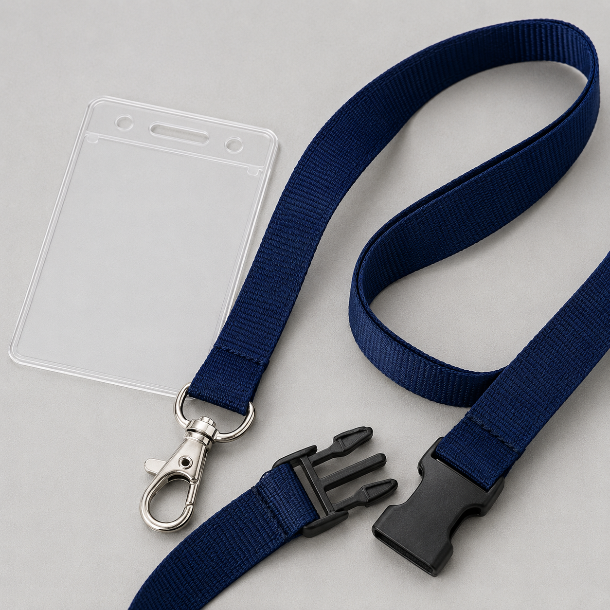 Detachable Lanyard & Badge Holder — 22.5 Inch - Image 2